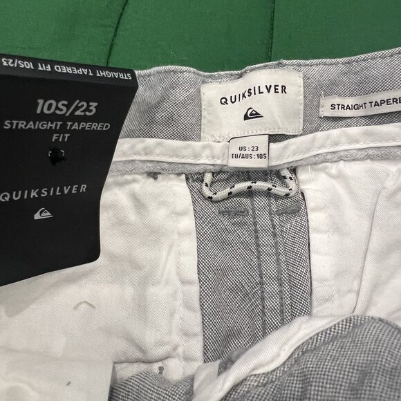 Quiksilver Youth Boy 23 10S Krandy Oxford Walk Short Gray - Picture 3 of 6